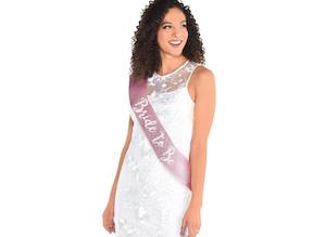 Sashes: Bride to Be Sash - Pink Glitter