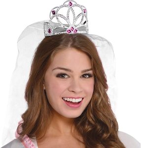 Hats: Tiara with Veil