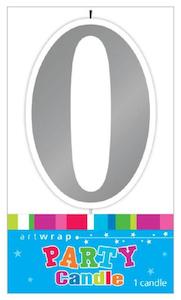 Candles: Candle Number 0 Silver