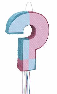 Gender reveal '?' Pinata