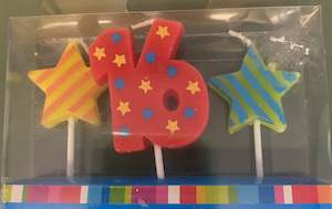 16th Birthday: 16th Birthday Candles 3pk
