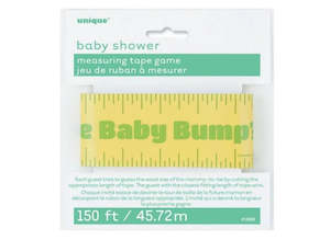 Baby Shower Game - Measuring Tummy Tape