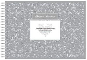 Wedding: Keepsake Book Congratulations Silver