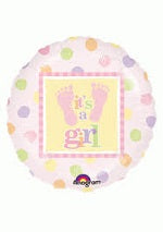 Gender Reveal: 18" Foil Balloon Its a Girl