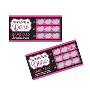 Bridal Shower: Hens Night Party Game - Scratch a Dare