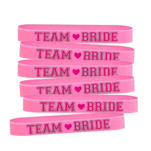 Bridal Shower: Team Bride Bracelets 6pk