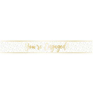 Engagement: You're Engaged Foil Banner