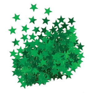 St Patricks: Scatter Confetti Star Small Green