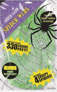 Halloween: Halloween super glow web