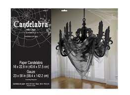 Halloween Candelabra With Gauze