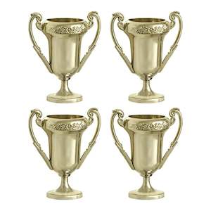 Hollywood Awards Night: Awards Night Mini Trophies 4pk Gold