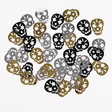 Mexican Fiesta: Mexican Confetti Faces - Day Of The Dead