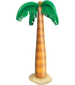 Hawaiian Luau: Inflatable Hawaiian Palm Tree