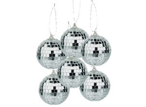 Hanging Disco Balls 6pk