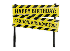 Construction: Happy Birthday Construction Cake Topper