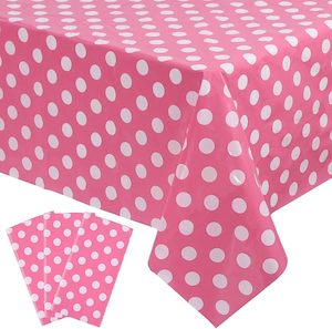 Table Cover Rectangle - Dots Lovely Pink