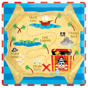 Pirate: Pirate Party Plates Small Square 8pk