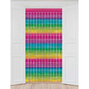Foil Backdrop Rainbow 1pk