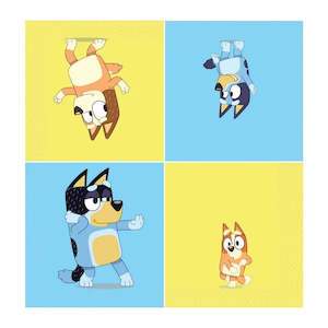 Beverage Napkins 16pk - Bluey