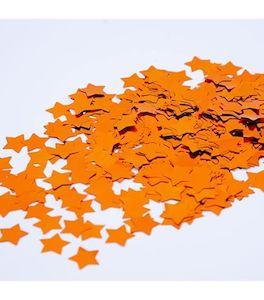 Small Star Scatter Confetti - Orange