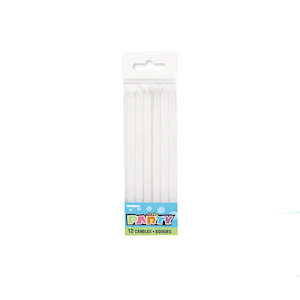 White: Candles White 12pk