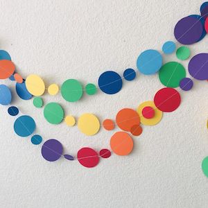 Pastel Dot Garland 9ft