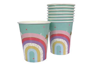 Pastel Rainbow Cups - 8pk