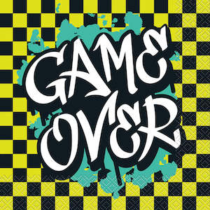Game Over Party Napkins 16pk