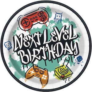 Next Level Birthday Paper Plates 8pk