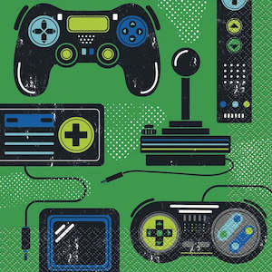 Game Over: Gamer Party Napkins - 16pk