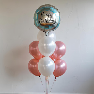 Balloon Bar: Happy Birthday Balloon Bunch - Table or Floor Height, Your Way!