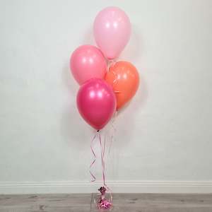Balloon Bunches: Helium Balloon Sets - Bunch of 4 - CHRISTCHURCH ONLY