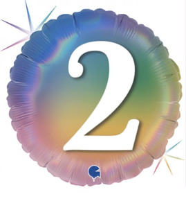 2nd Birthday Foil Balloon - 45cm