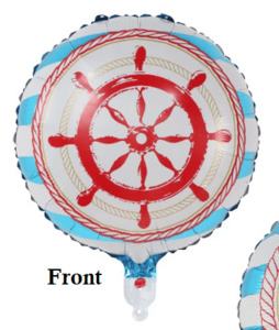 Other Messages: Nautical Party Foil Balloon 45cm