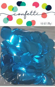 Scatters: Blue Circles Foil Party Scatters 2cm (28g)