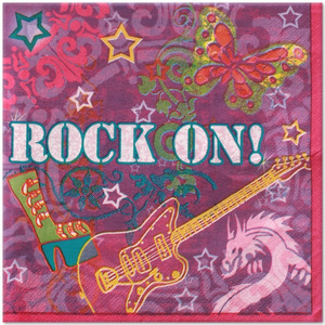 Napkins: Rock On Luncheon Napkins (16)