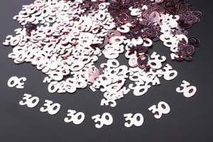 Rose Gold 30th Birthday Table Scatters