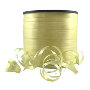 Ribbon: Curling Ribbon Light Yellow, 450M