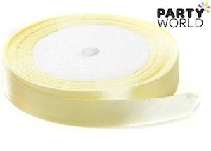 Products: Ivory Satin Ribbon (1.5cm x 22m)