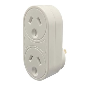 Vertical Double Surge Protector Plug