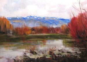 Winter on Lake Dunstan 2 Nigel Wilson