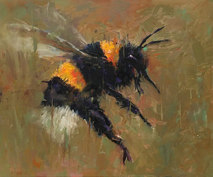 Life Pulse 1 Paul Hooker, Bumble Bee Art