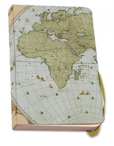 Stationery: B&B - Cardboard A5 Notebook - Map of the World, Wandkaart van de wereld door Joan Blaeu, Het Scheepvaartmuseum