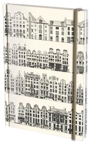 B&B - A5 Notebook - Canal Houses, Grachtenpandjes, Caspar Philips Jacobszoon