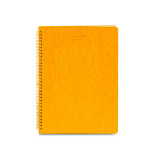 Stationery: CM - A4 Spiral Notebook - Yellow