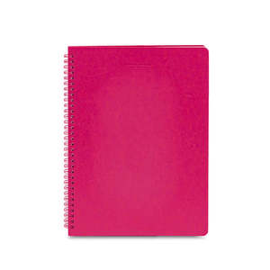 Stationery: CM - A4 Spiral Notebook - Hot Pink