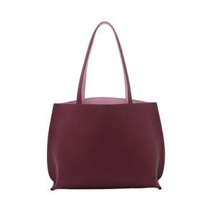Bags: CM - Tote - Tina Tote Bag - Burgundy w Pink