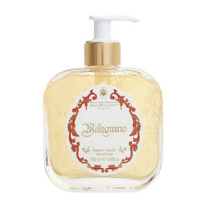 Body And Bath: 1221 Melograno - Liquid Soap - Glass Pump Bottle