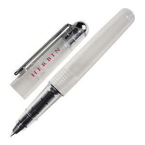 J Herbin - Transparent Rollerball Pen (for use with ink cartridges)