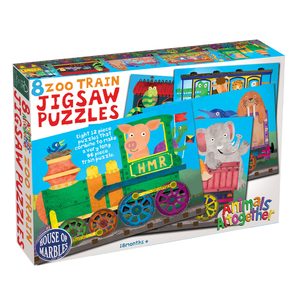 Games: Zoo Train Jigsaw Puzzles (box of 8)
